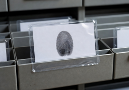 Fingerprint evidence slot thumbnail